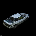 Abandoned Wrecked Car With Damaged Body Rusty Exterior And Broken Windows