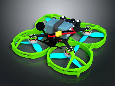 Advanced Aerospace Drone Engineered for Deep Cosmic Exploration and Planetary Research Missions 3d model