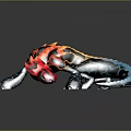 Lizard Anime Lizard Cartoon Lizard Reptile Cold Blooded Animal Reptile 3d model