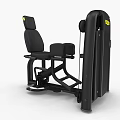Black Heavy Duty Gym Fitness Leg Press Machine With Padded Seat For Strength Training