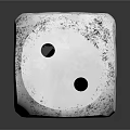 Modern dice color dice plastic dice toy 3d model