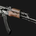 AK Rifle 3D Model 3d model