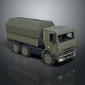 Green Military Armored Tank With Heavy Duty Tracks And Turret Structure