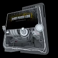 The Power 100 Mechanical Device Featuring Internal Engine Components And Structure