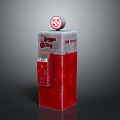 Red And Gray Self Storage Unit With Circular Sign And Storage King Label