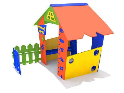 Modern Amusement Equipment Playground 3d model
