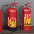 Fire Equipment Including Hydrant Extinguisher Box Alarm Exit Signs And Helmets 3d model