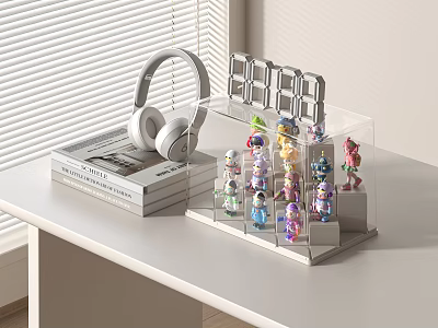 Box Handheld Storage Box Pikachu Original Table Lamp Book Bluetooth Headset 3d model