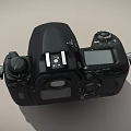 Nikon Professional Digital Camera With Black Body And Ergonomic Control Layout