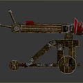 Modern Siege Car Siege Crossbow Bow 3d model