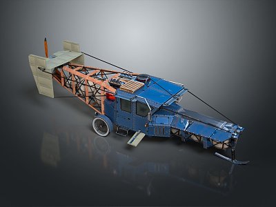 Industrial LOFT Flying Truck Flying Car Concept Flying Car 3d model