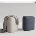 Modern Sofa Stool Low Stool Pier 3d model