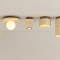 Quiet ceiling lamp Cave stone ceiling lamp 3d model
