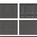 Decorative Wall Panels With Modern Panel Designs And Elegant Lines For Interior 3d model