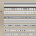 Gypsum Cornice Various Decorative Patterns and Styles for Interior Design
