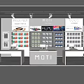 Modern MOTI Vape Store Interior Featuring Colorful Products And Display Shelves