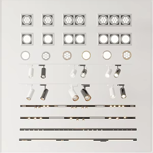 Modern Spotlight Downlight Spotlight 3d model
