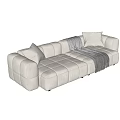 Italian Poliform Multiplayer Sofa 3d model