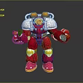Mech Warrior Mech Soldier Machine Battlearm Mechanical Battlearm Machine Fighter Robot 3d model