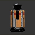 Modern Grenade Sci-fi Grenade Sci-fi Grenade 3d model