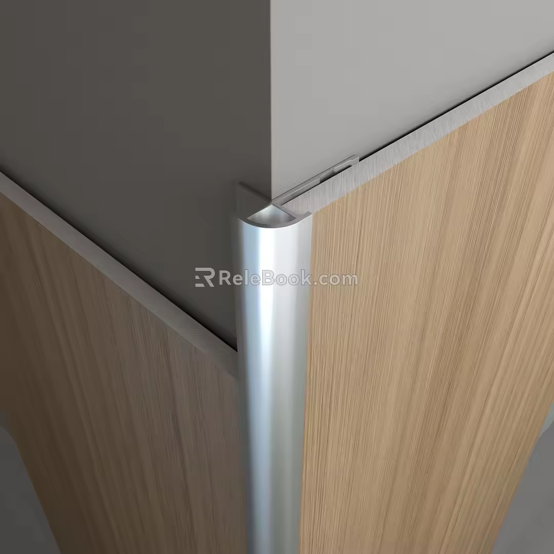 Modern Corner Line Arc Angle 3d model