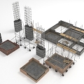 Construction site 3d model