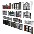 Traditional And Modern Decorative Gates With Ornate Iron And Wooden Designs