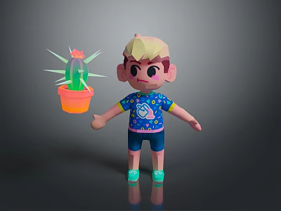 Children Baby Cartoon Children Boy Little Boy Cartoon Boy 3d model