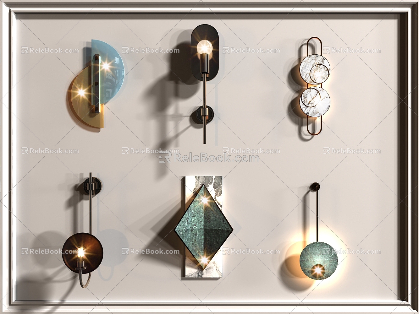 Wall lamp model