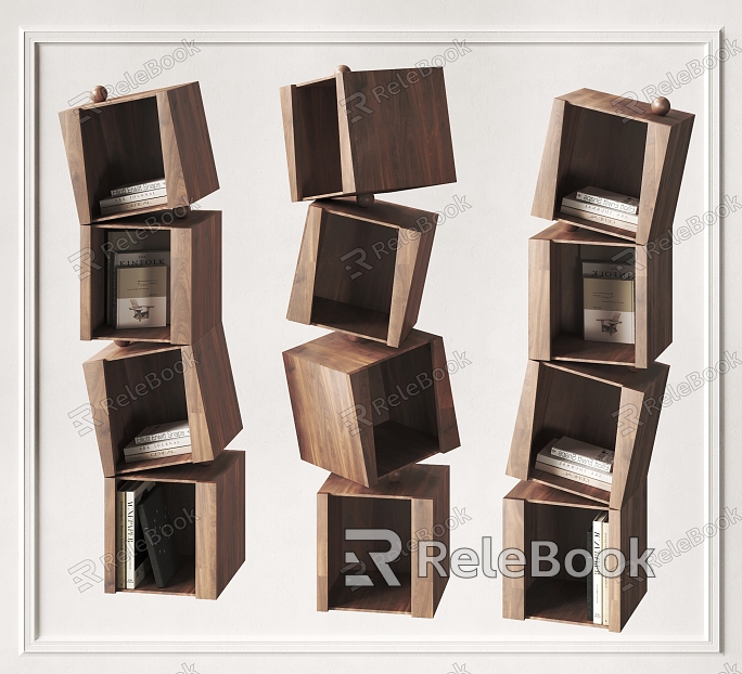 Decorative Bookshelf model