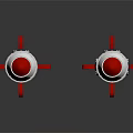 Modern toy rocket toy rocket launcher 3d model