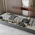 Courtyard Slab Path 3d model