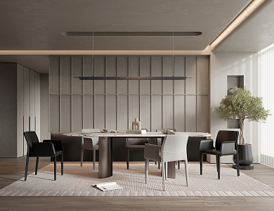 Modern Restaurant 3d model