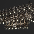 Modern chandelier 3d model