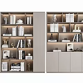 Modern Minimalist Bookcase With Layered Open Shelves Books And Decorative Items