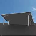 Solar Photovoltaic Panel System With Double Panels And Metal Mounting Frame For Outdoor Installation