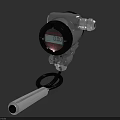 Industrial Equipment Digital Display Pressure Measurement Transmitter With Stainless Steel Probe
