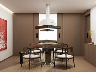New Chinese Chess Room 3d model