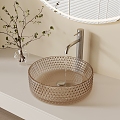 Glass wash basin 3d model