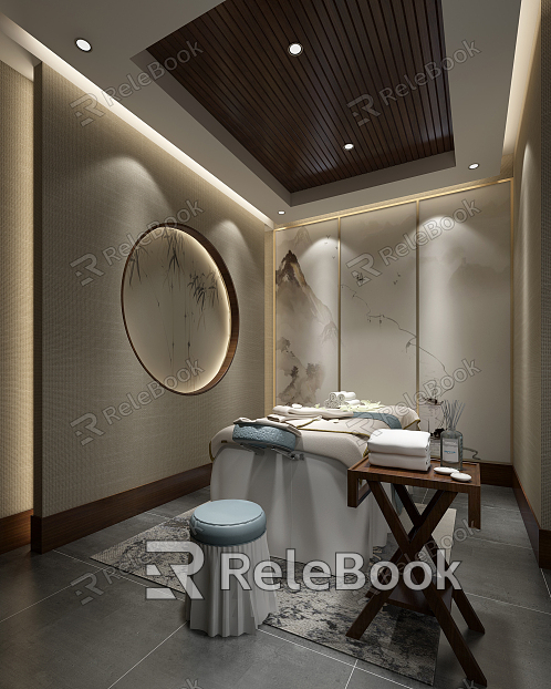 New Chinese Spa Room model