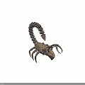 Mechanical Scorpion Sci Fi Design With Metallic Structure And Claw Details 3d model