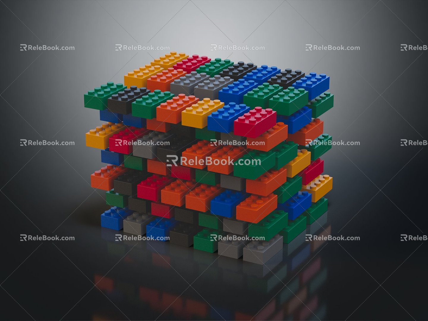 Modern Lego Lego toy Lego bricks 3d model