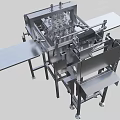 Heavy Duty Stainless Steel Industrial Equipment With Automated Conveyor Belt And Mechanical Frame