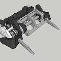 Intelligent robot competitive robot 3d model
