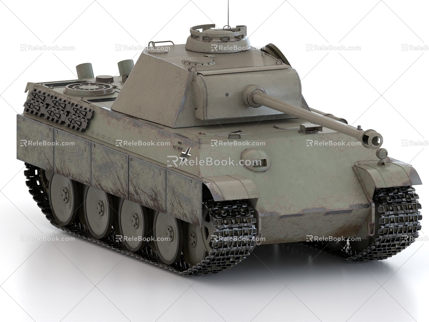 Black Panther Tank German Tank World War II Tank 3d model