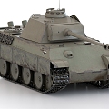 Black Panther Tank German Tank World War II Tank 3d model