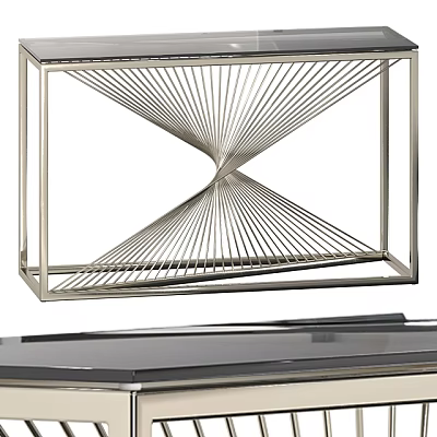 Modern Geometric Decorative Ornament Set With Metal Wire Frame Design 3d model