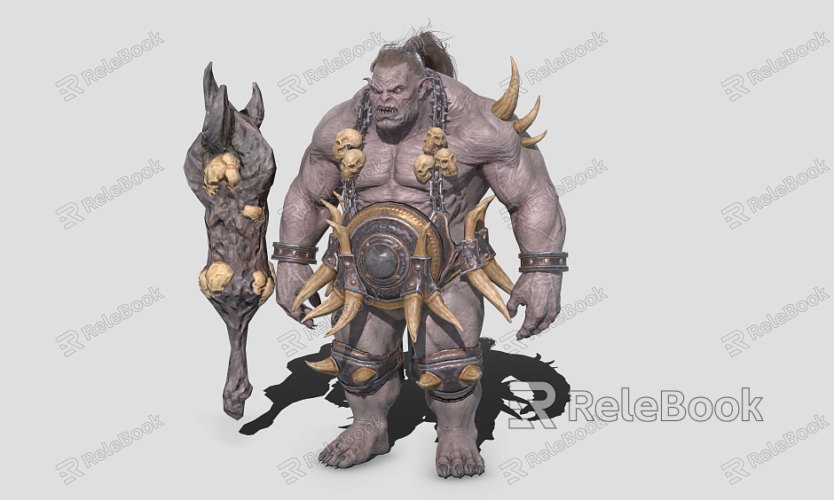 Orc Tribe Warrior Berserker model