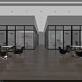 Modern Car Dealership Showroom With Logo Signage And New Cars On