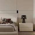 Bedside table lamp 3d model